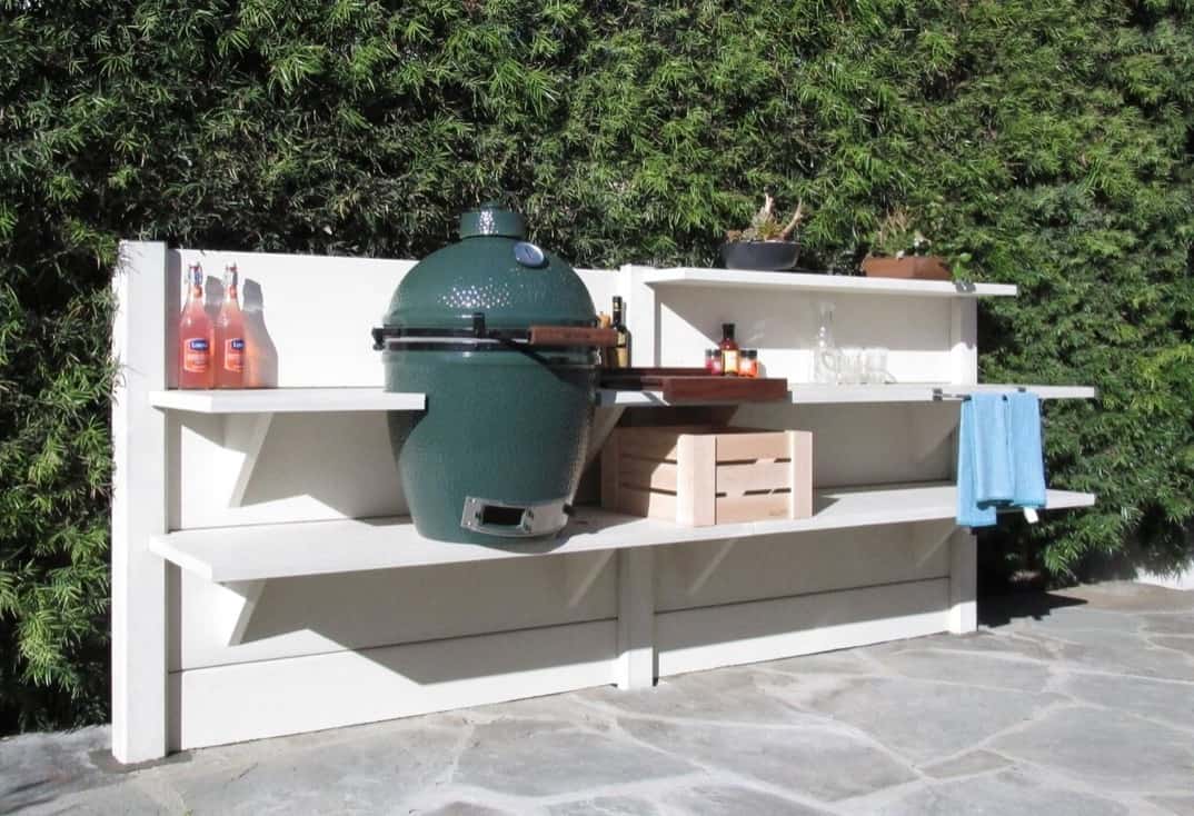 8 Garden BBQ Area Ideas for Stylish Outdoor Grilling 11 small space bbq stand