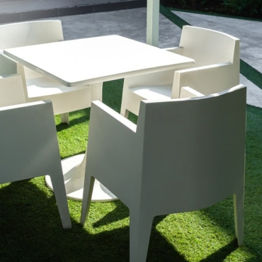 Resin garden furniture