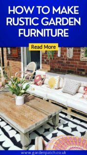 HOW TO MAKE RUSTIC GARDEN FURNITURE-min