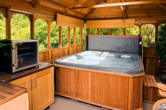 how to build a hot tub gazebo editorial
