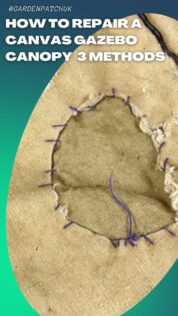 HOW TO REPAIR A CANVAS GAZEBO CANOPY (3 METHODS)-min