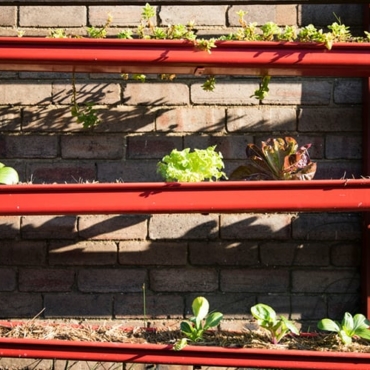 make a gutter planter box