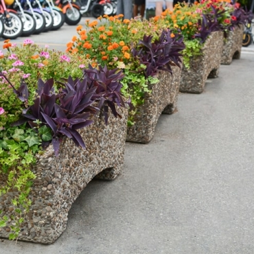 build a stone planter box
