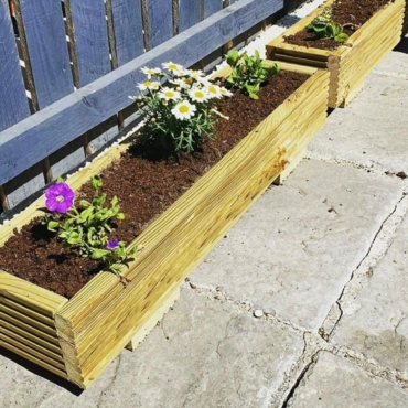 How to make a planter box from decking
