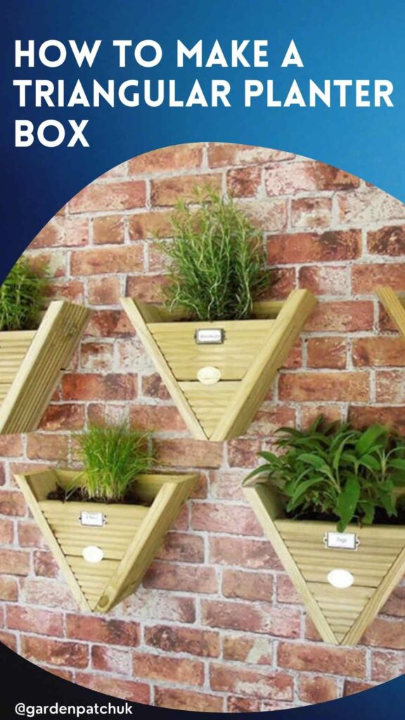 HOW TO MAKE A TRIANGULAR PLANTER BOX-min