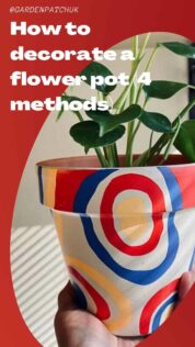 How to decorate a flower pot (4 methods)-min