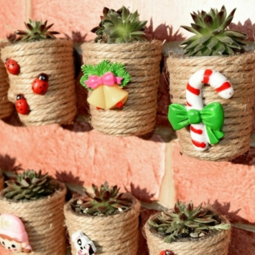 how to make a flower pot at home
