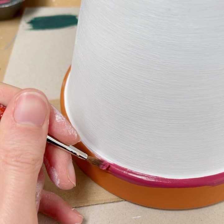 paint terracotta flower pots