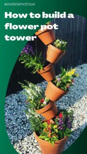 How to build a flower pot tower-min