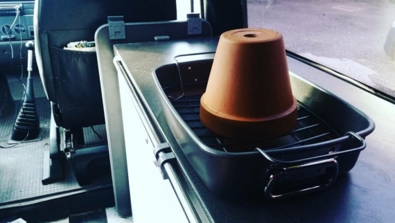 why do people use flower pot heaters