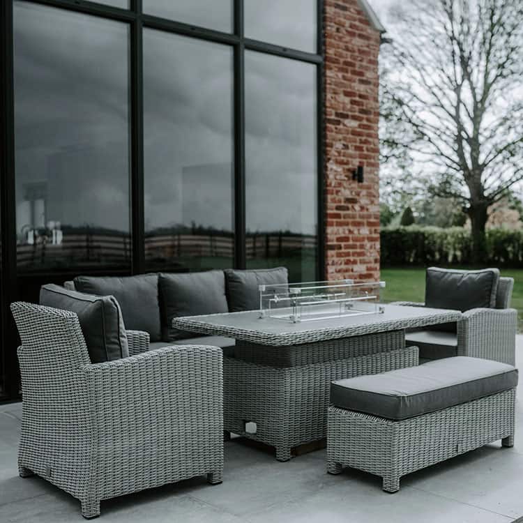 santiago rattan sofa dining set