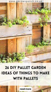 26 DIY PALLET GARDEN IDEAS OF THINGS TO MAKE WITH PALLETS-min