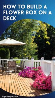 HOW TO BUILD A FLOWER BOX ON A DECK