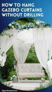 HOW TO HANG GAZEBO CURTAINS WITHOUT DRILLING