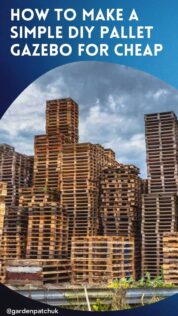 HOW TO MAKE A SIMPLE DIY PALLET GAZEBO FOR CHEAP