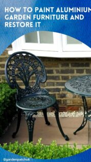 HOW TO PAINT ALUMINIUM GARDEN FURNITURE AND RESTORE IT
