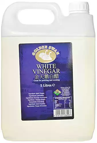 Golden Swan White Vinegar, 5 l (Pack of 4)