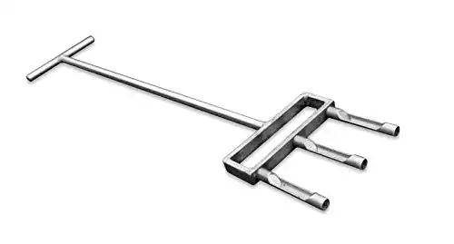 Swardman Professional Stainless Steel Hollow Tine Fork Aerator