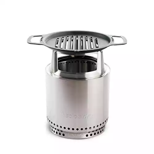 Solo Stove Ranger Cast Iron Grill Fire Pit Cooking Bundle