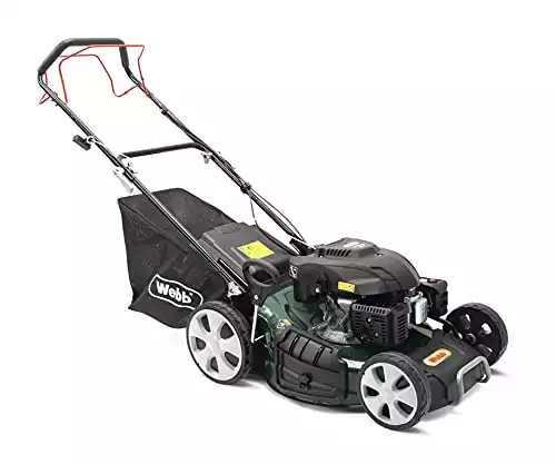Webb WER510SP Rotary Lawn Mower with Side Discharge Bag